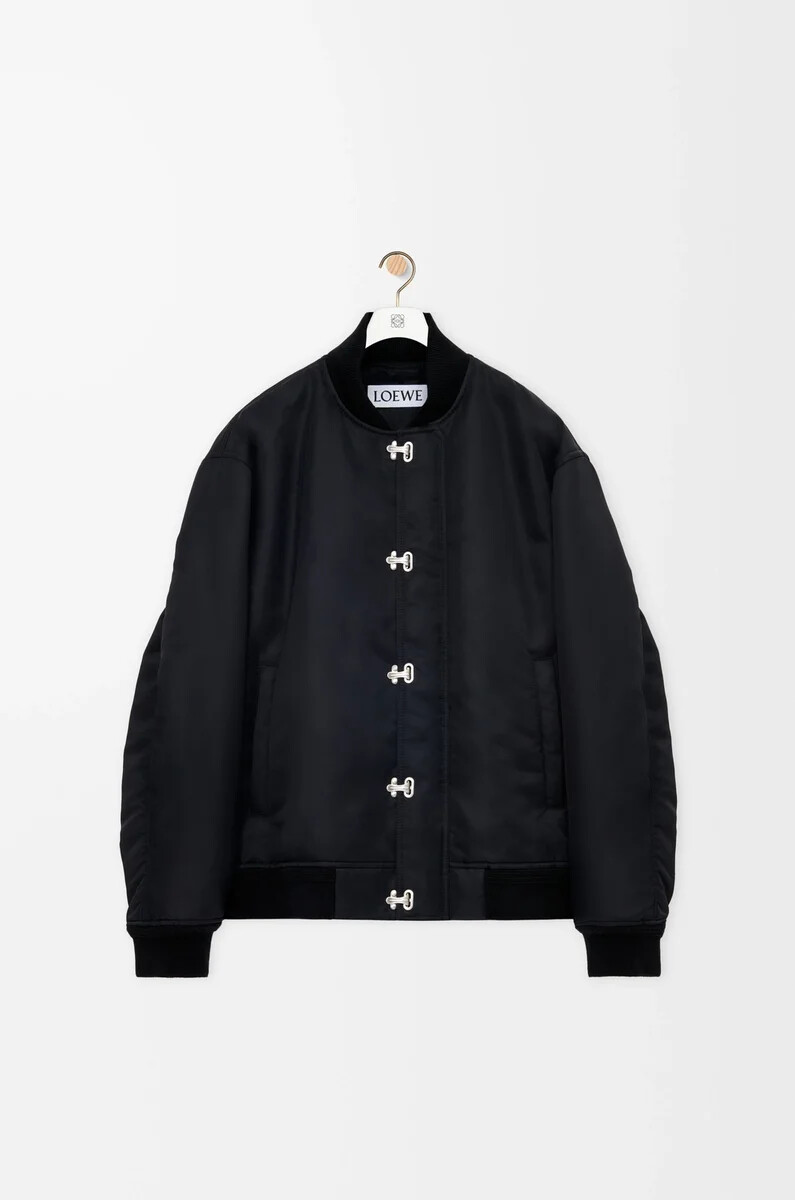 jacket in nylon black