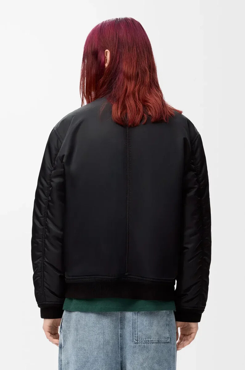 jacket in nylon black