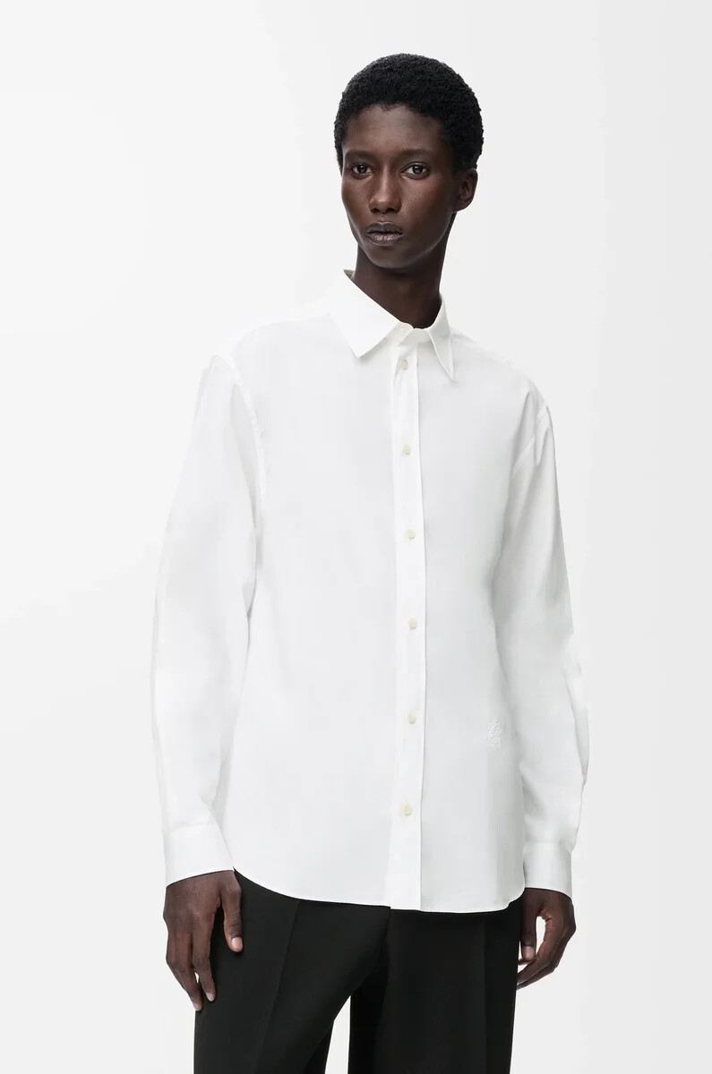 shirt in cotton white