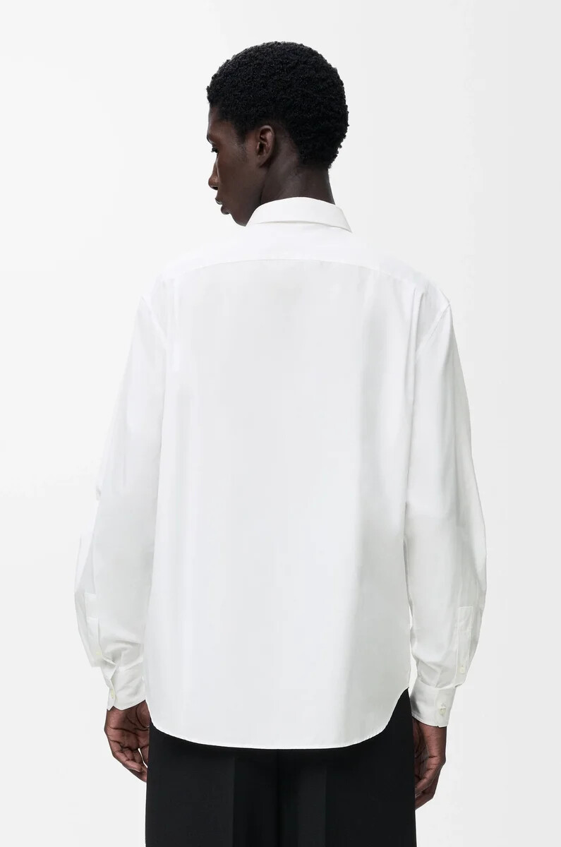 shirt in cotton white