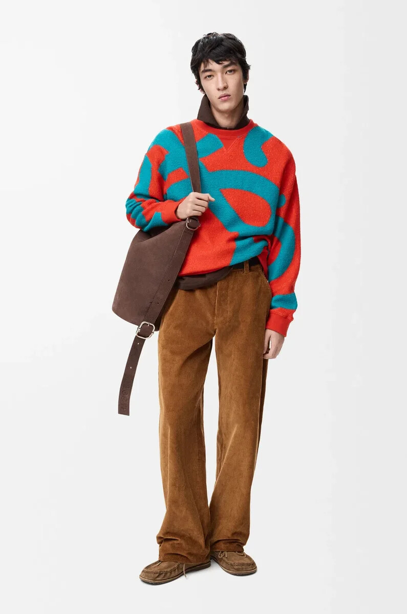 trousers in cotton brown