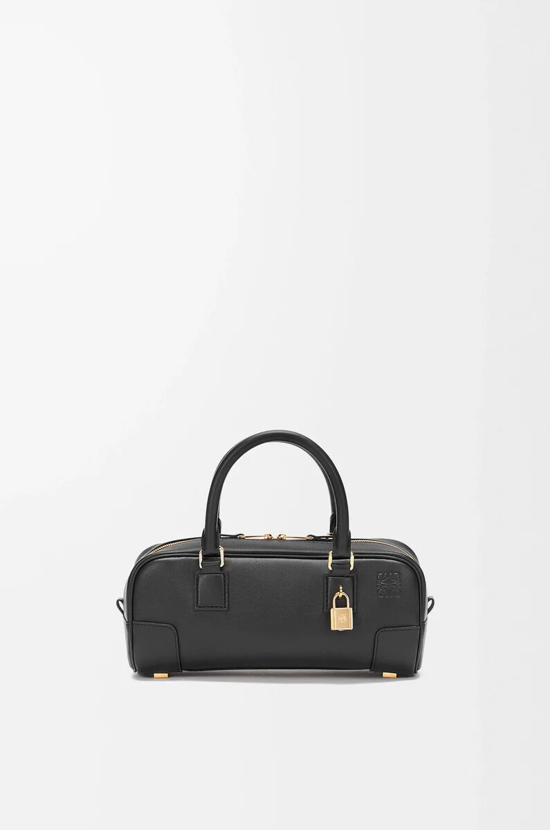 amazona 23 cropped bag in nappa calfskin black