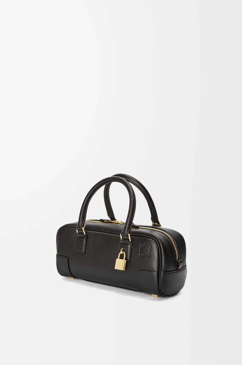 amazona 23 cropped bag in nappa calfskin black