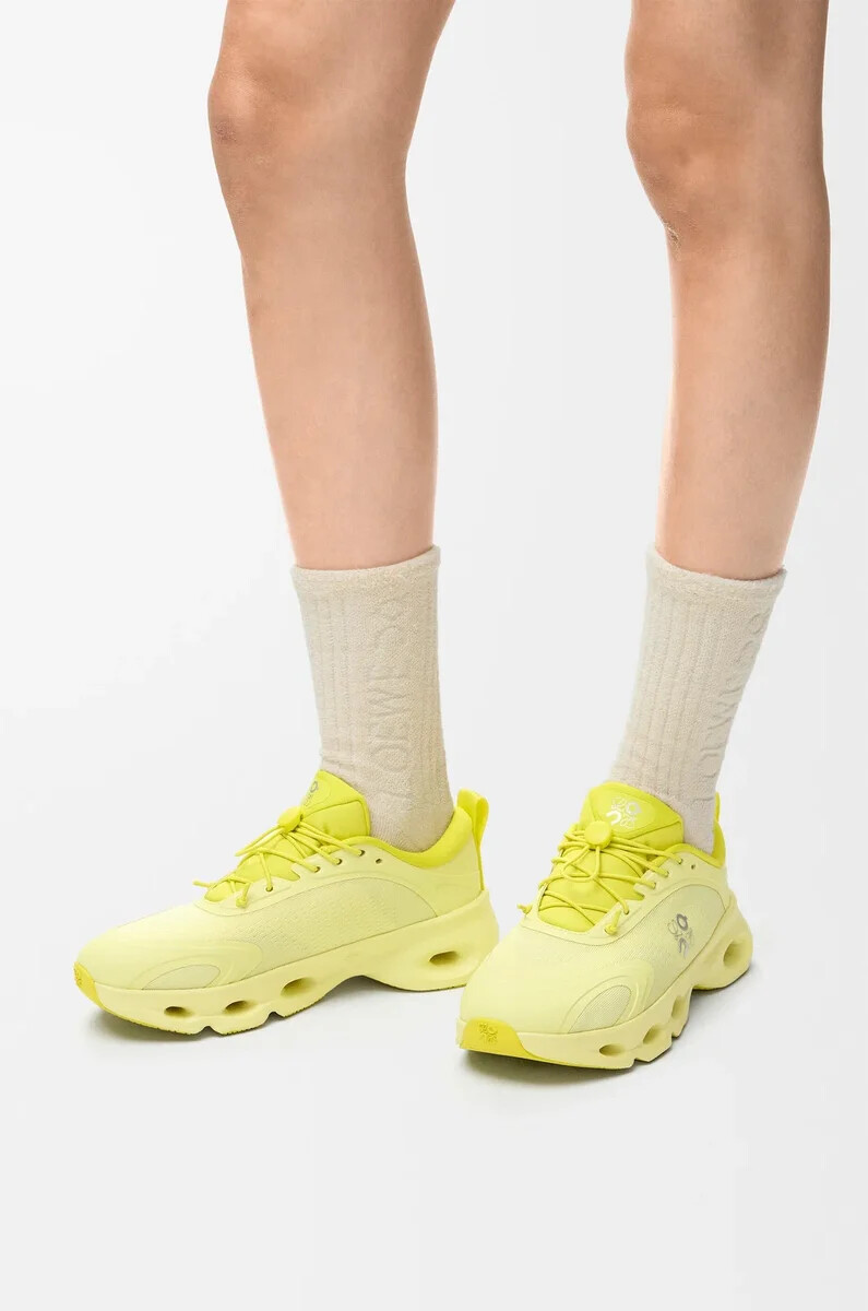 cloudsolo sneaker lime green