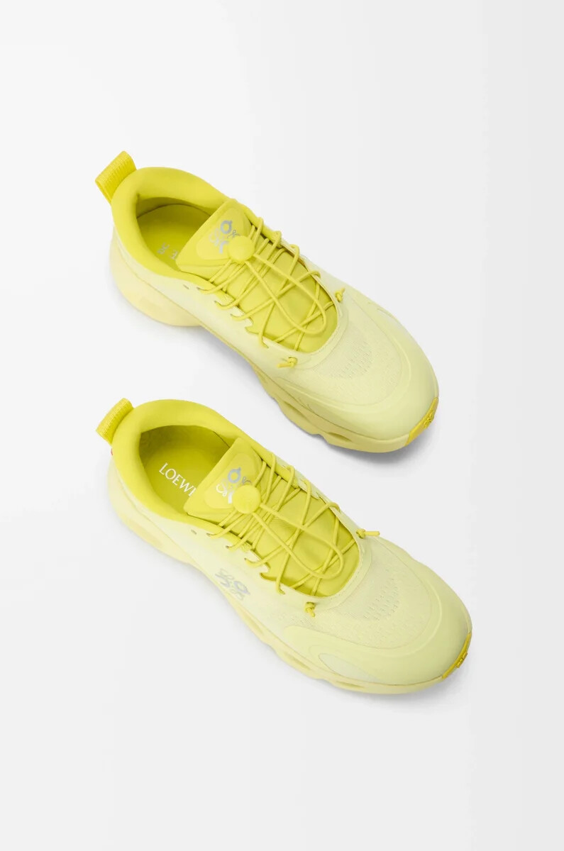 cloudsolo sneaker lime green