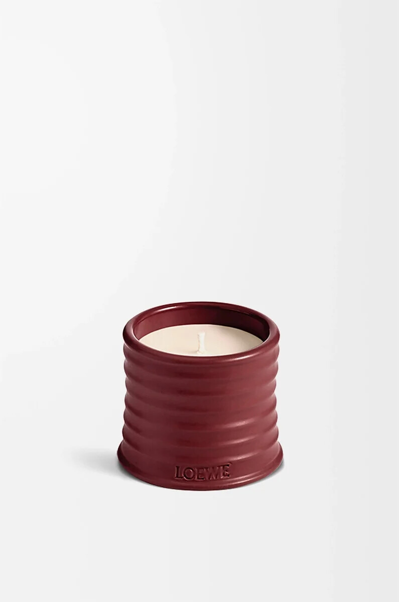small beetroot candle magenta
