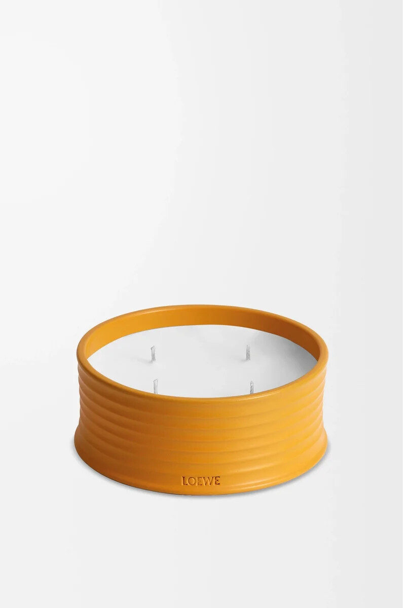 ginger outdoor candle orange