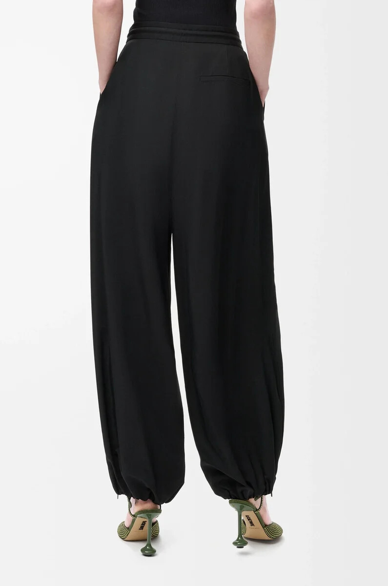 trousers in technical fabric black