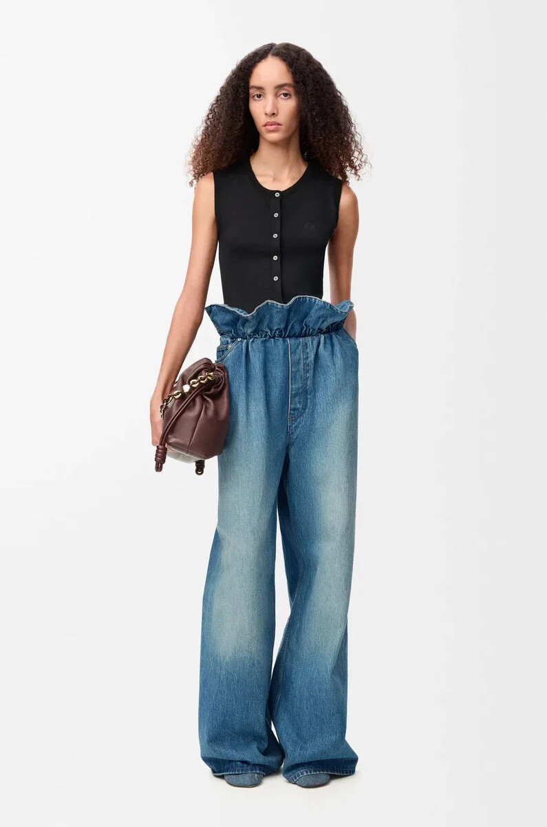 flamenco jeans in denim denim blue